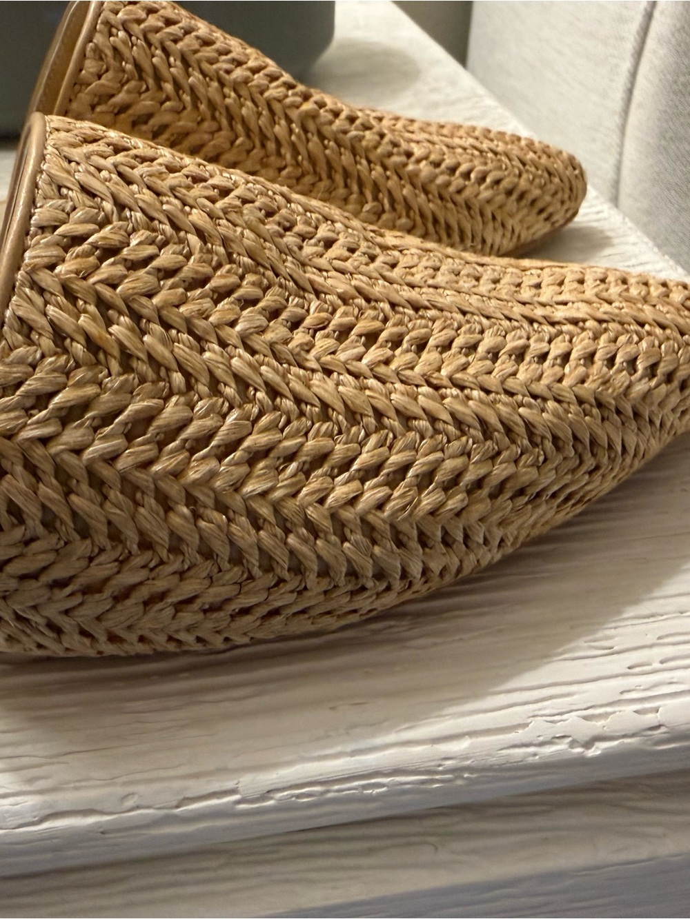 Dolce Vita Tan Woven Pointed Mules - Picture 3 of 5